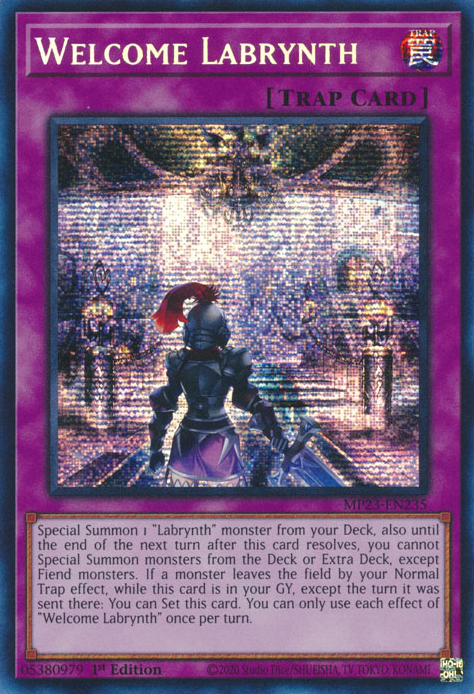 Welcome Labrynth [MP23-EN235] Prismatic Secret Rare | Enigma On Main