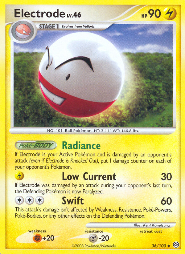 Electrode (36/100) [Diamond & Pearl: Stormfront] | Enigma On Main