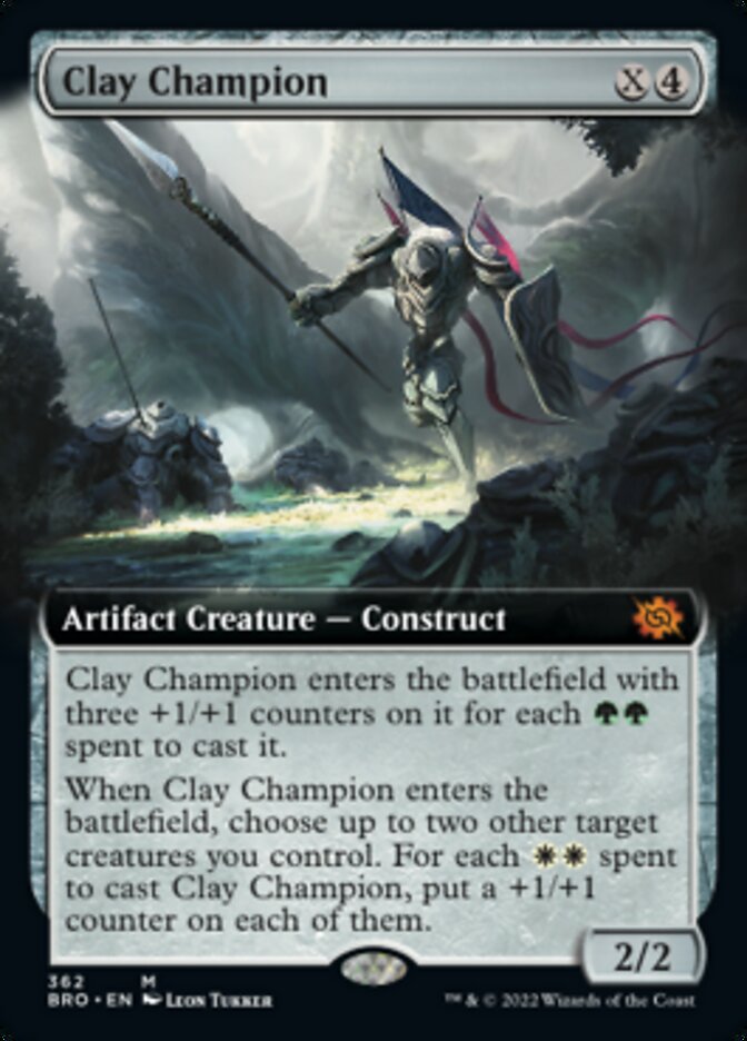 Clay Champion (Extended Art) [The Brothers' War] | Enigma On Main