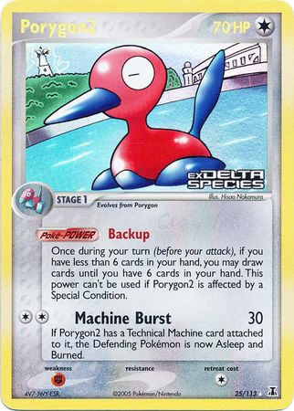 Porygon2 (25/113) (Stamped) [EX: Delta Species] | Enigma On Main