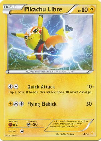 Pikachu Libre (14/30) [XY: Trainer Kit 3 - Pikachu Libre] | Enigma On Main