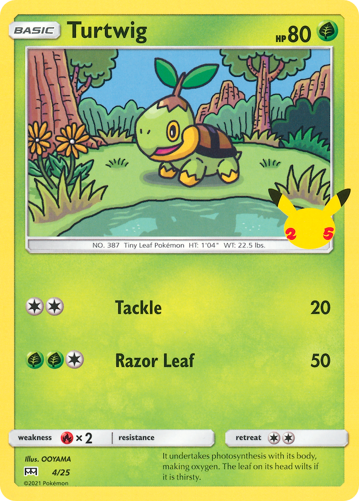 Turtwig (4/25) [McDonald's 25th Anniversary] | Enigma On Main