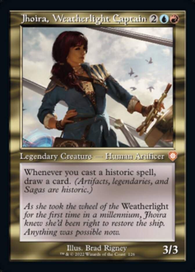 Jhoira, Weatherlight Captain (Retro) [The Brothers' War Commander] | Enigma On Main