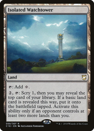 Isolated Watchtower [Commander 2018] | Enigma On Main