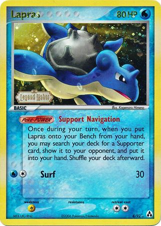 Lapras (8/92) (Stamped) [EX: Legend Maker] | Enigma On Main