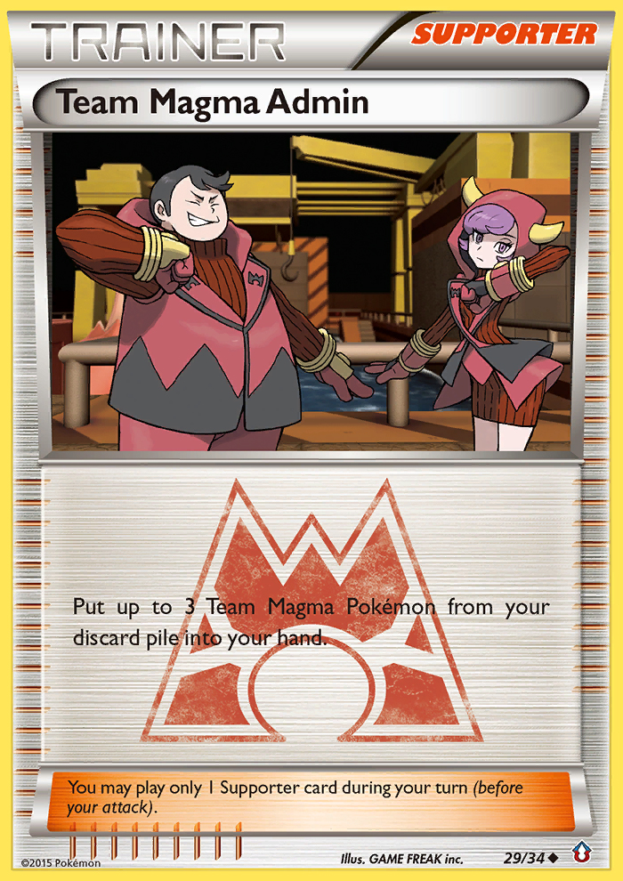 Team Magma Admin (29/34) [XY: Double Crisis] | Enigma On Main