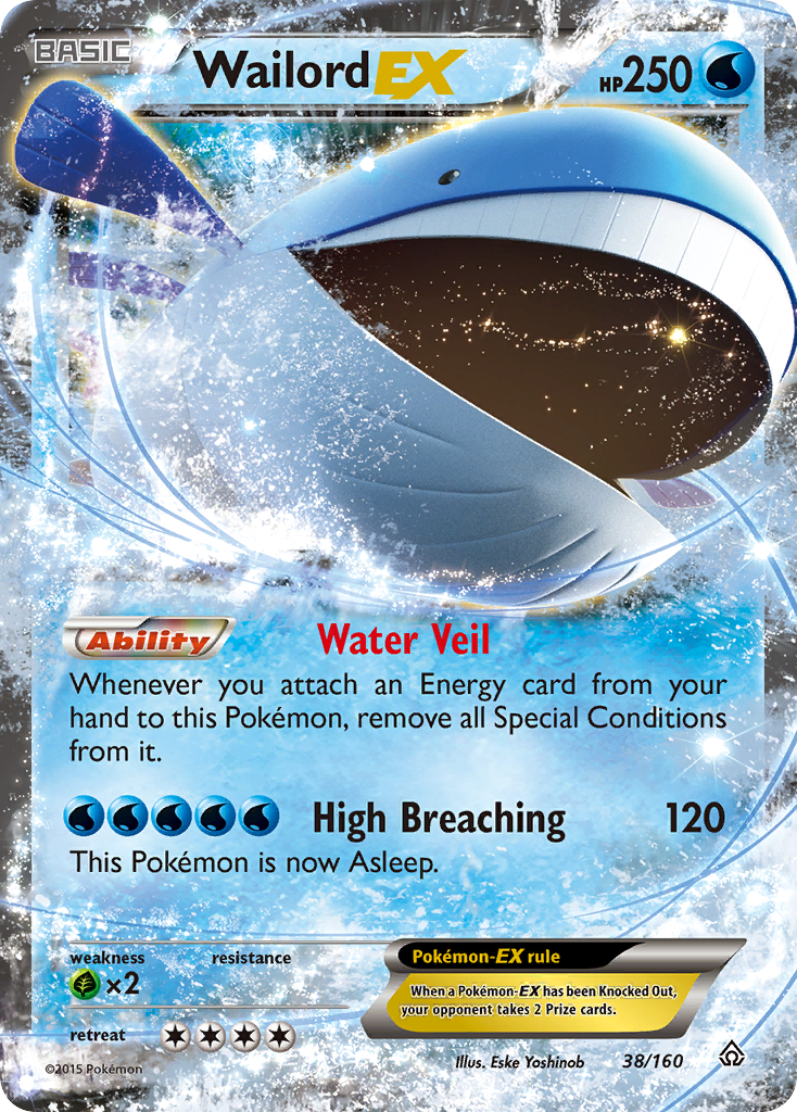 Wailord EX (38/160) [XY: Primal Clash] | Enigma On Main