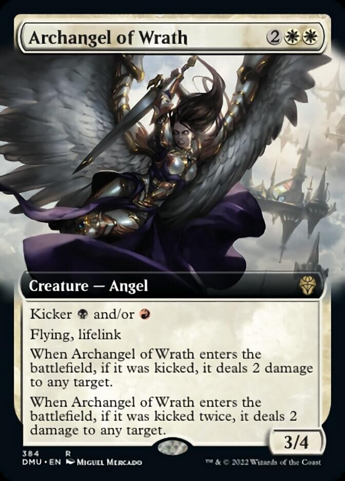 Archangel of Wrath (Extended Art) [Dominaria United] | Enigma On Main