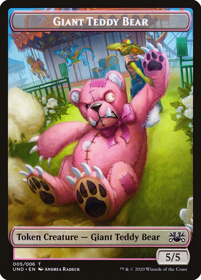 Giant Teddy Bear // Acorn Stash Double-sided Token [Unsanctioned Tokens] | Enigma On Main