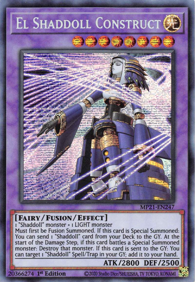 El Shaddoll Construct (Alternate Art) [MP21-EN247] Prismatic Secret Rare | Enigma On Main