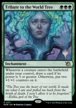 Tribute to the World Tree (Promo Pack) [March of the Machine Promos] | Enigma On Main