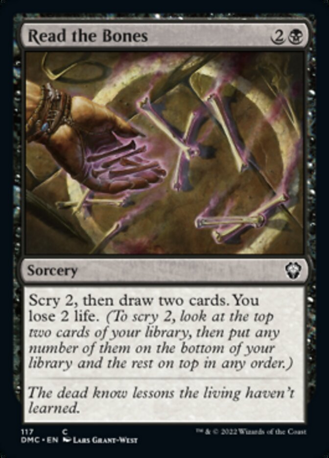 Read the Bones [Dominaria United Commander] | Enigma On Main