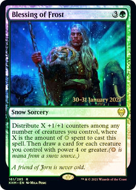 Blessing of Frost  [Kaldheim Prerelease Promos] | Enigma On Main