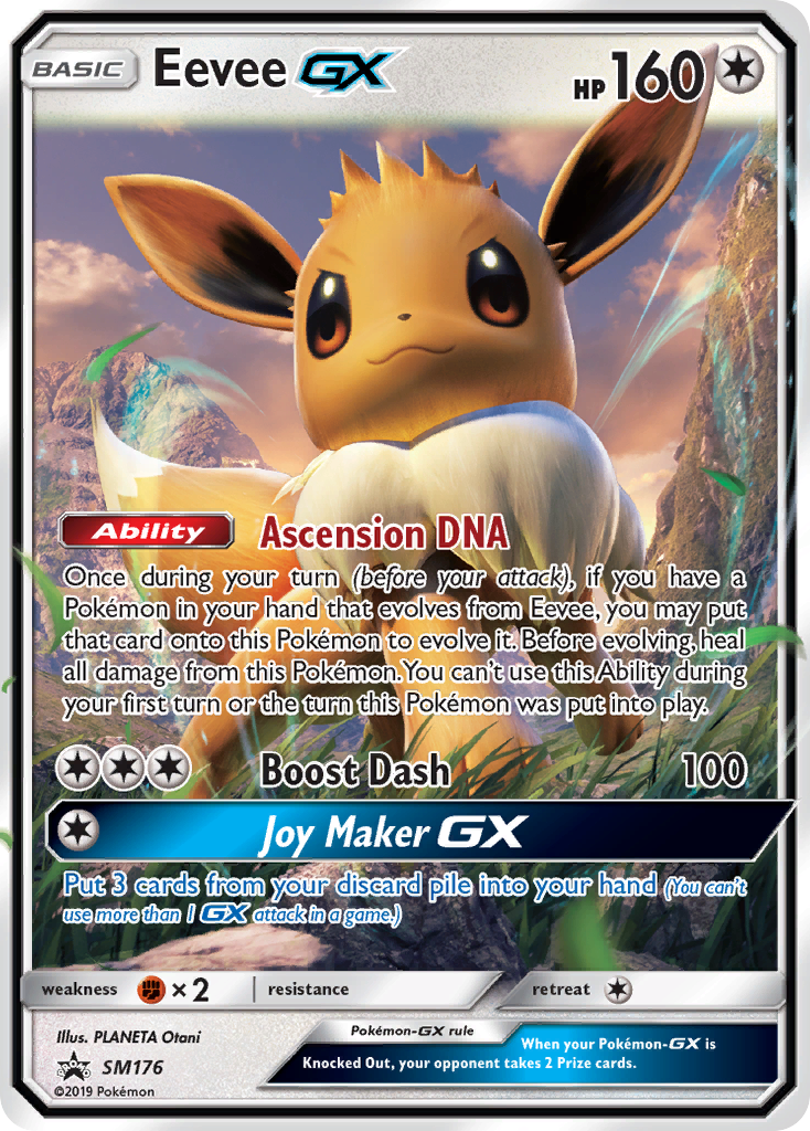 Eevee GX (SM176) (Jumbo Card) [Sun & Moon: Black Star Promos] | Enigma On Main