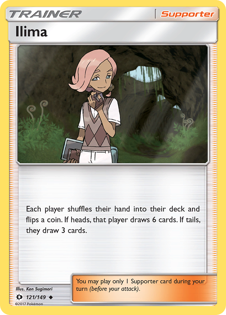 Ilima (121/149) [Sun & Moon: Base Set] | Enigma On Main