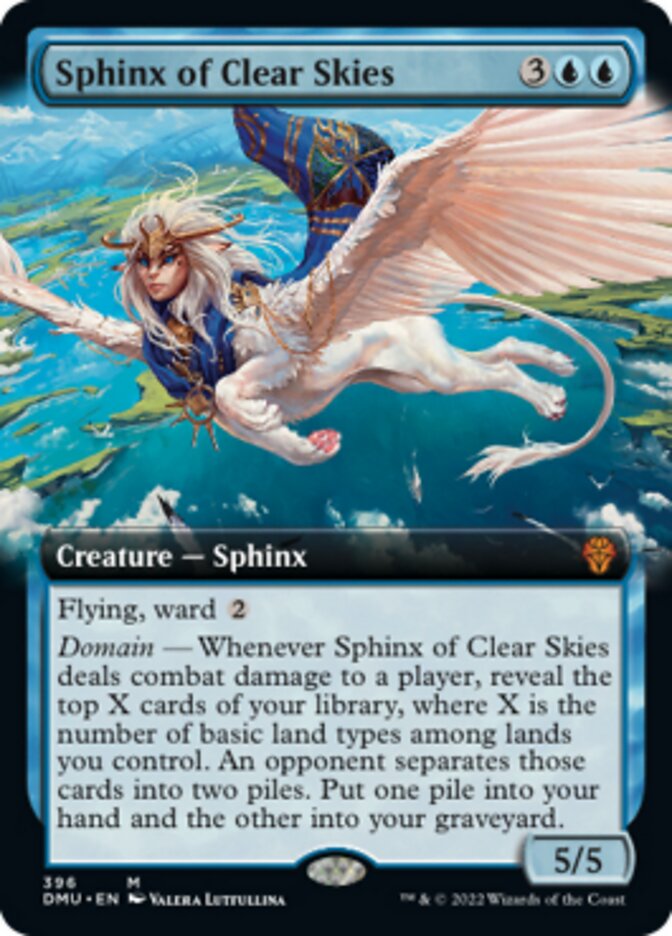 Sphinx of Clear Skies (Extended Art) [Dominaria United] | Enigma On Main