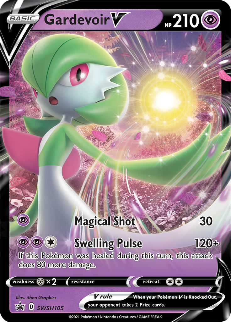 Gardevoir V (SWSH105) [Sword & Shield: Black Star Promos] | Enigma On Main