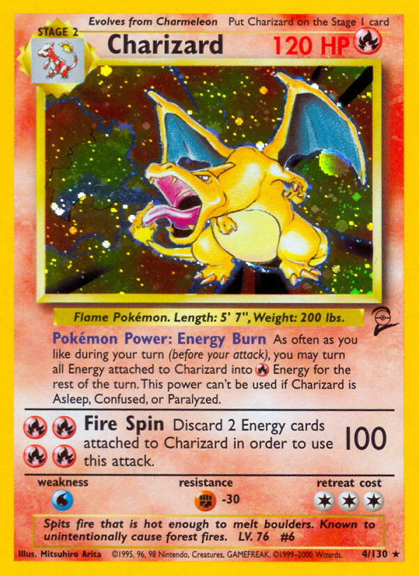 Charizard (4/130) [Base Set 2] | Enigma On Main