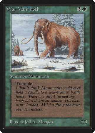 War Mammoth [Limited Edition Beta] | Enigma On Main