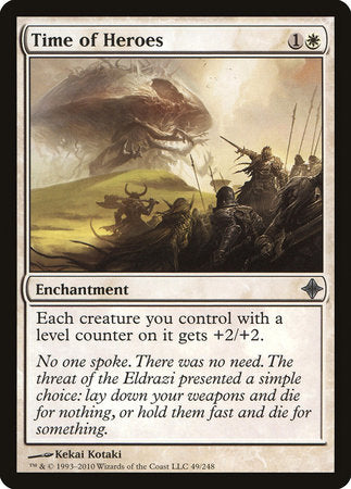 Time of Heroes [Rise of the Eldrazi] | Enigma On Main