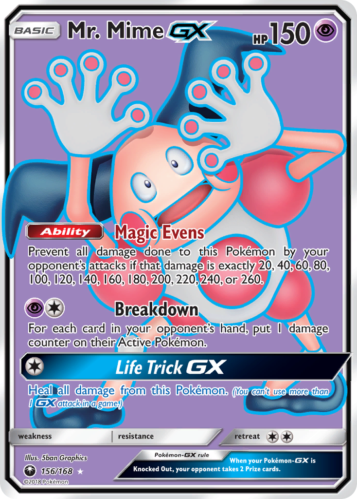 Mr. Mime GX (156/168) [Sun & Moon: Celestial Storm] | Enigma On Main