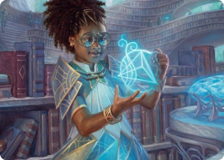 Zimone, Quandrix Prodigy Art Card [Strixhaven: School of Mages Art Series] | Enigma On Main