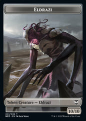 Eldrazi // Human Soldier Double-sided Token [Streets of New Capenna Commander Tokens] | Enigma On Main