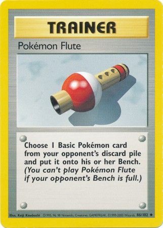 Pokemon Flute (86/102) [Base Set Unlimited] | Enigma On Main