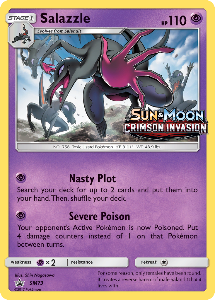 Salazzle (SM73) [Sun & Moon: Black Star Promos] | Enigma On Main