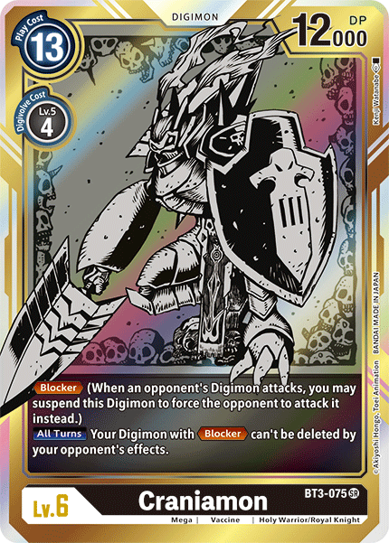 Craniamon [BT3-075] (Alternate Art) [Release Special Booster Ver.1.5] | Enigma On Main