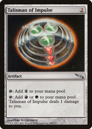 Talisman of Impulse [Mirrodin] | Enigma On Main