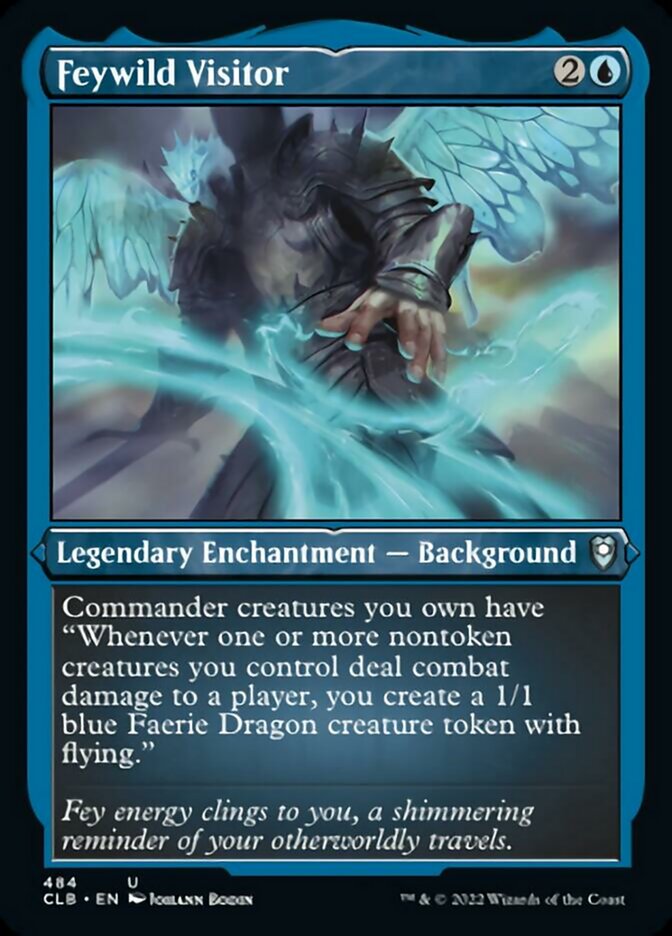 Feywild Visitor (Foil Etched) [Commander Legends: Battle for Baldur's Gate] | Enigma On Main