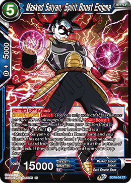 Masked Saiyan, Spirit Boost Enigma (Starter Deck - Darkness Reborn) (SD16-04) [Cross Spirits] | Enigma On Main