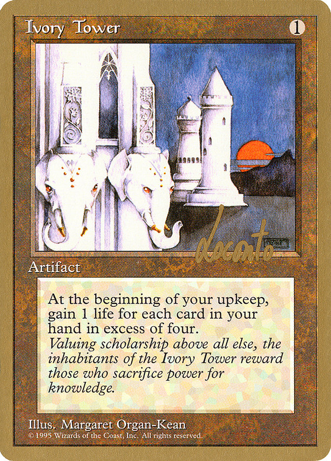 Ivory Tower (Michael Loconto) [Pro Tour Collector Set] | Enigma On Main