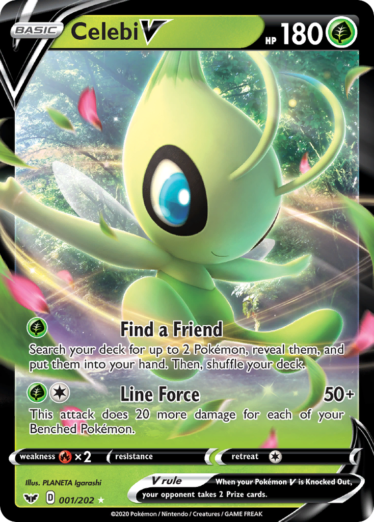 Celebi V (001/202) [Sword & Shield: Base Set] | Enigma On Main