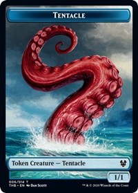 Tentacle // Satyr Double-sided Token [Theros Beyond Death Tokens] | Enigma On Main