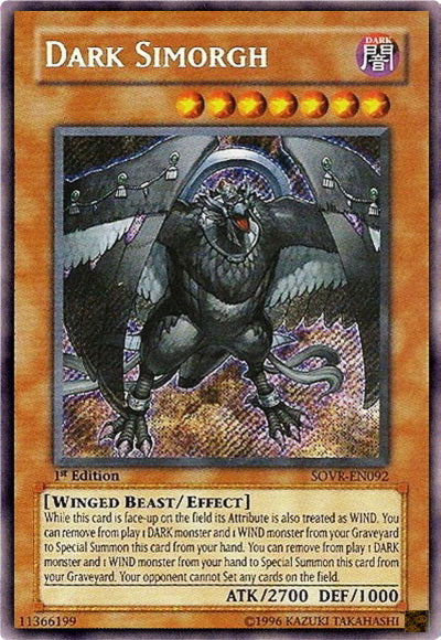 Dark Simorgh [SOVR-EN092] Secret Rare | Enigma On Main