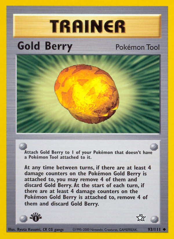 Gold Berry (93/111) [Neo Genesis 1st Edition] | Enigma On Main