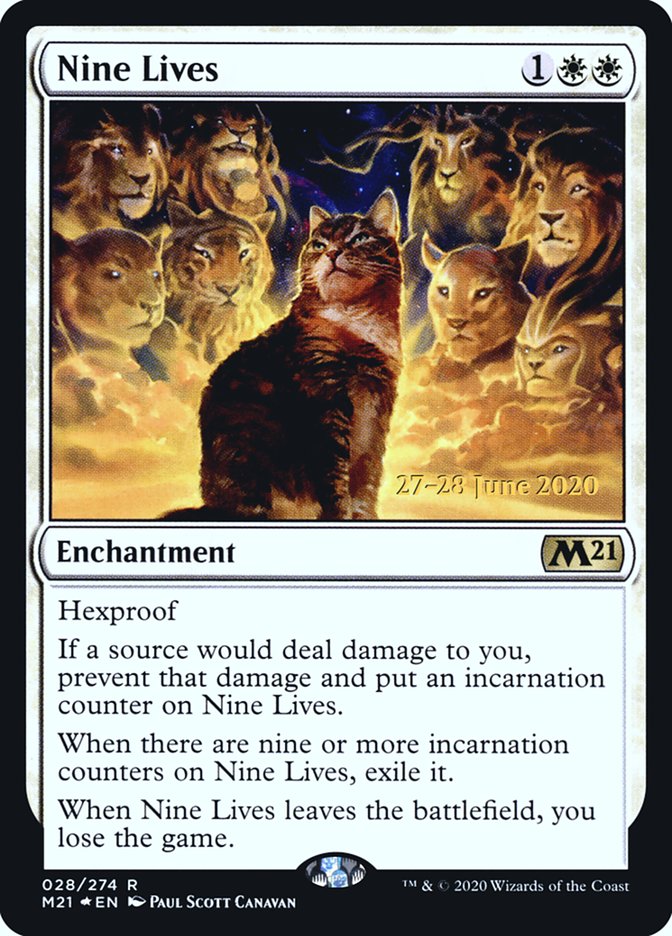 Nine Lives  [Core Set 2021 Prerelease Promos] | Enigma On Main