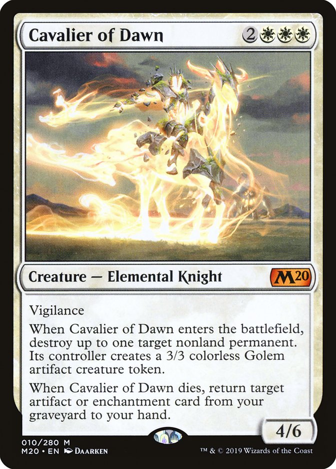 Cavalier of Dawn [Core Set 2020] | Enigma On Main