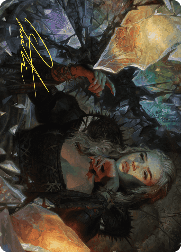 Prophetic Prism Art Card (Gold-Stamped Signature) [Wilds of Eldraine Art Series] | Enigma On Main
