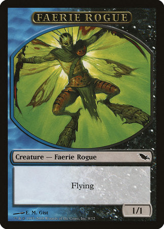 Faerie Rogue Token (Blue/Black) [Shadowmoor Tokens] | Enigma On Main