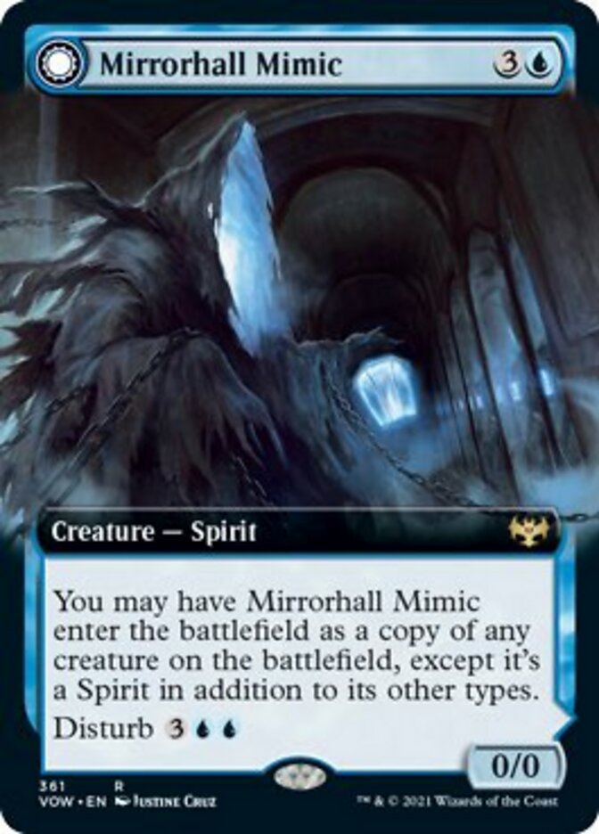 Mirrorhall Mimic // Ghastly Mimicry (Extended) [Innistrad: Crimson Vow] | Enigma On Main