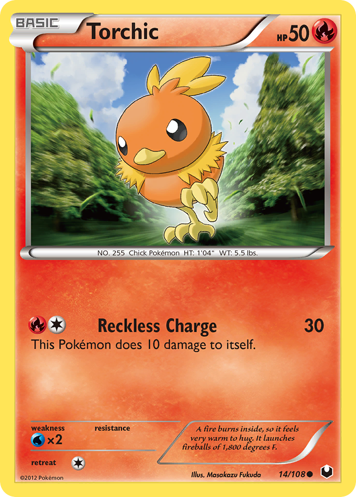 Torchic (14/108) [Black & White: Dark Explorers] | Enigma On Main