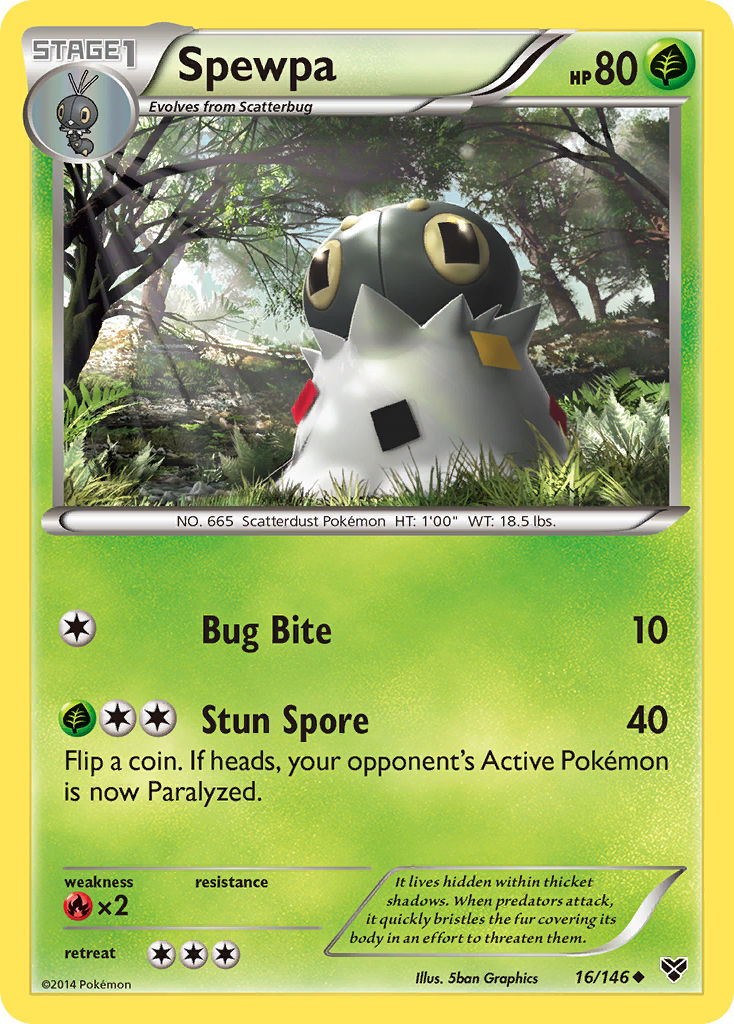 Spewpa (16/146) [XY: Base Set] | Enigma On Main