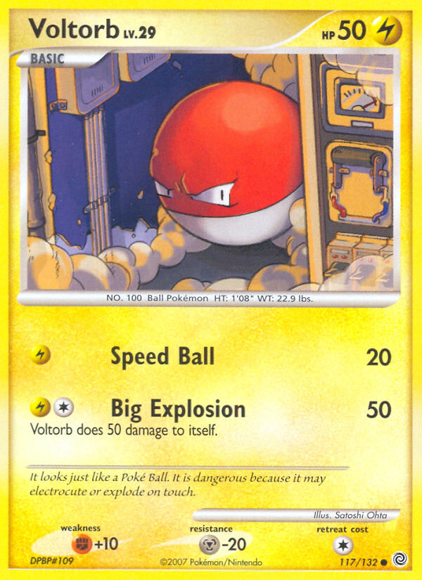 Voltorb (117/132) [Diamond & Pearl: Secret Wonders] | Enigma On Main