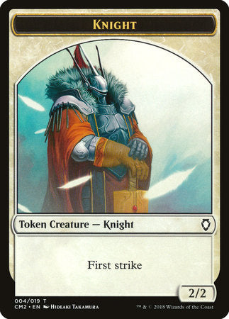 Knight Token [Commander Anthology Volume II Tokens] | Enigma On Main