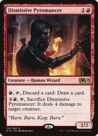 Dismissive Pyromancer [Core Set 2019] | Enigma On Main