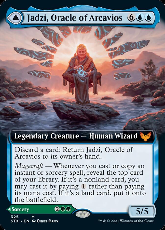 Jadzi, Oracle of Arcavios // Journey to the Oracle (Extended) [Strixhaven: School of Mages] | Enigma On Main