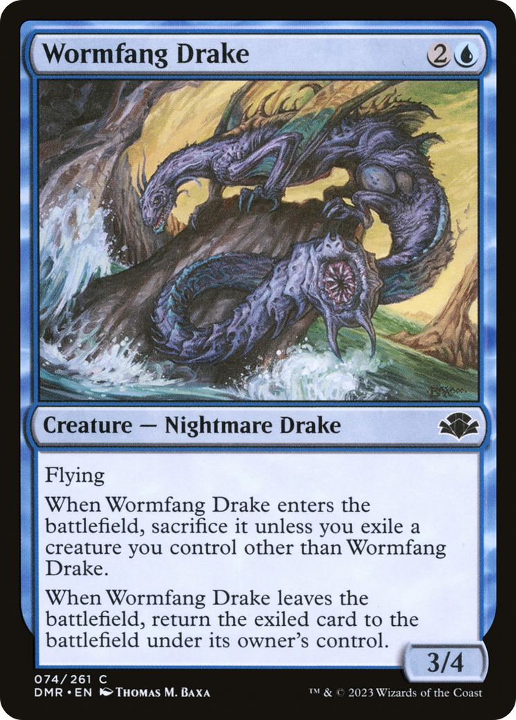 Wormfang Drake [Dominaria Remastered] | Enigma On Main